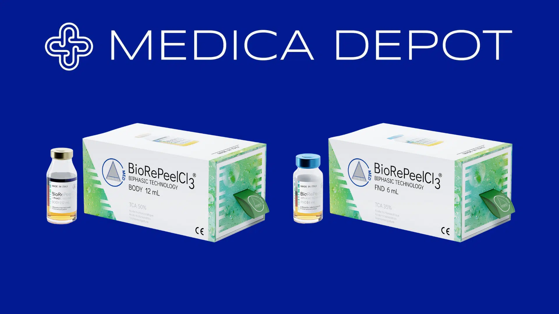 Medica Depot offers CMed Aesthetics’ Biorepeel chemical peels, the FND, and BODY.