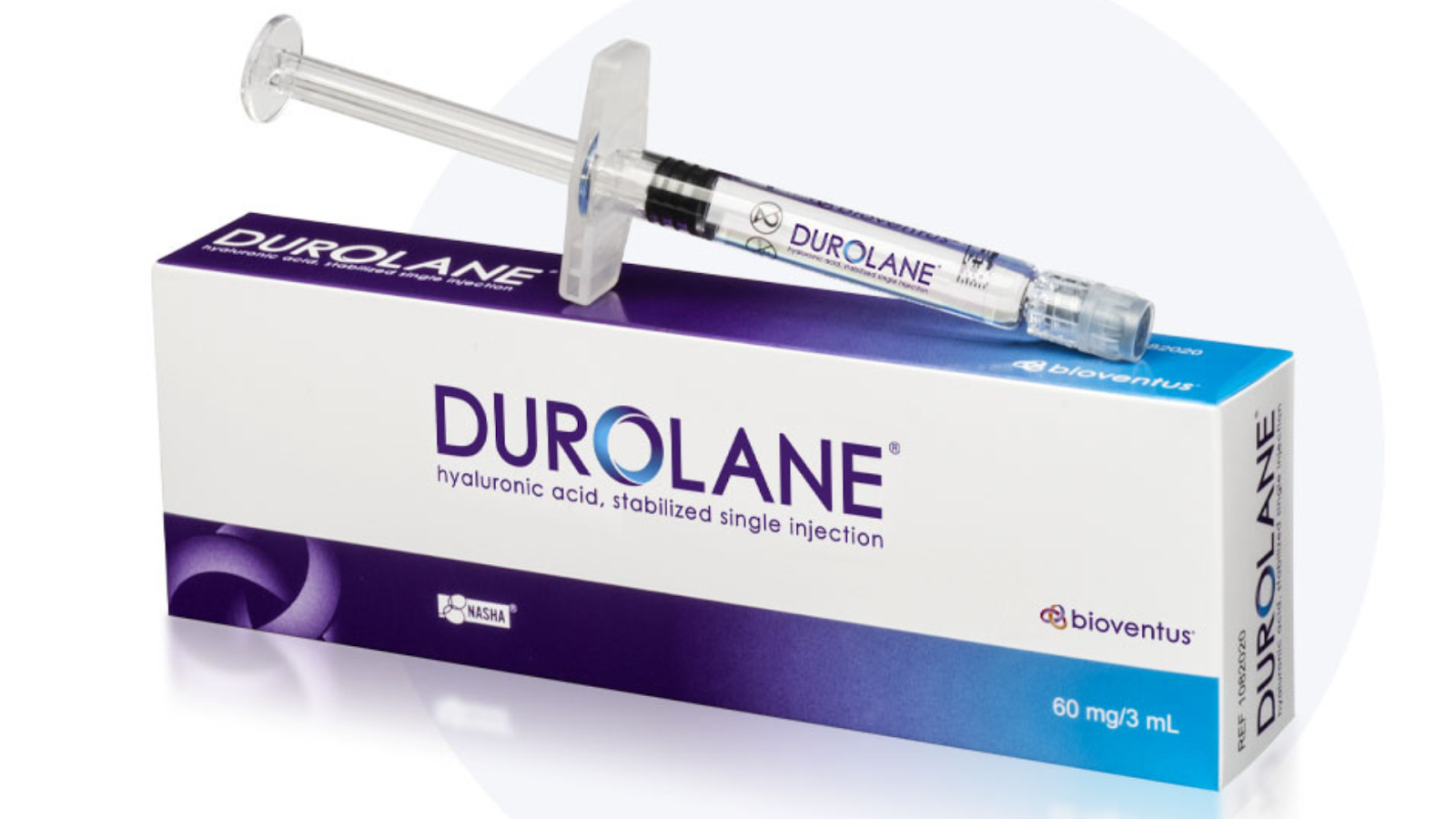 The Durolane single-injection therapy product.