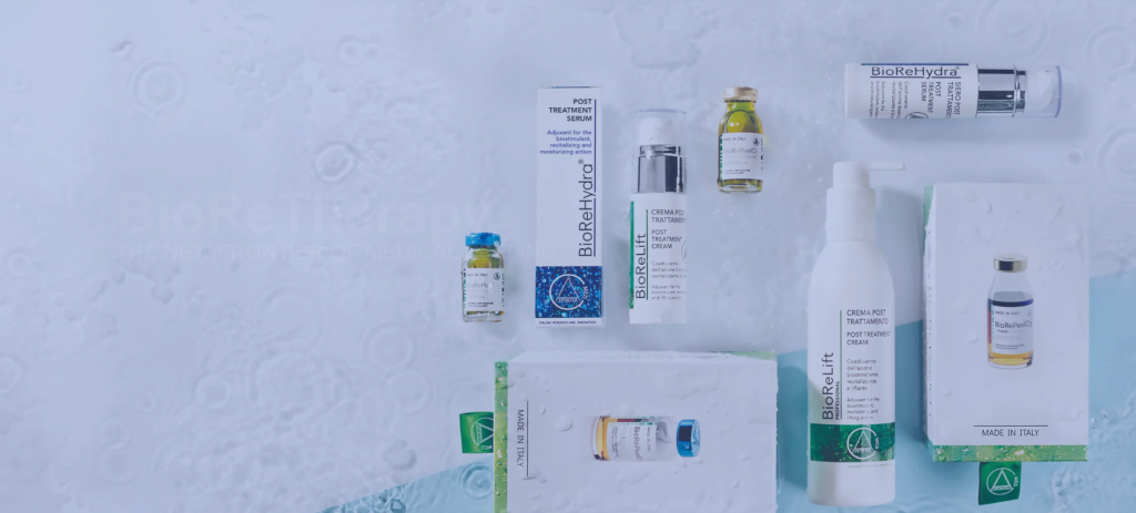 The BioReTherapy line of CMed Aesthetics, including its Biorepeel chemical peels.