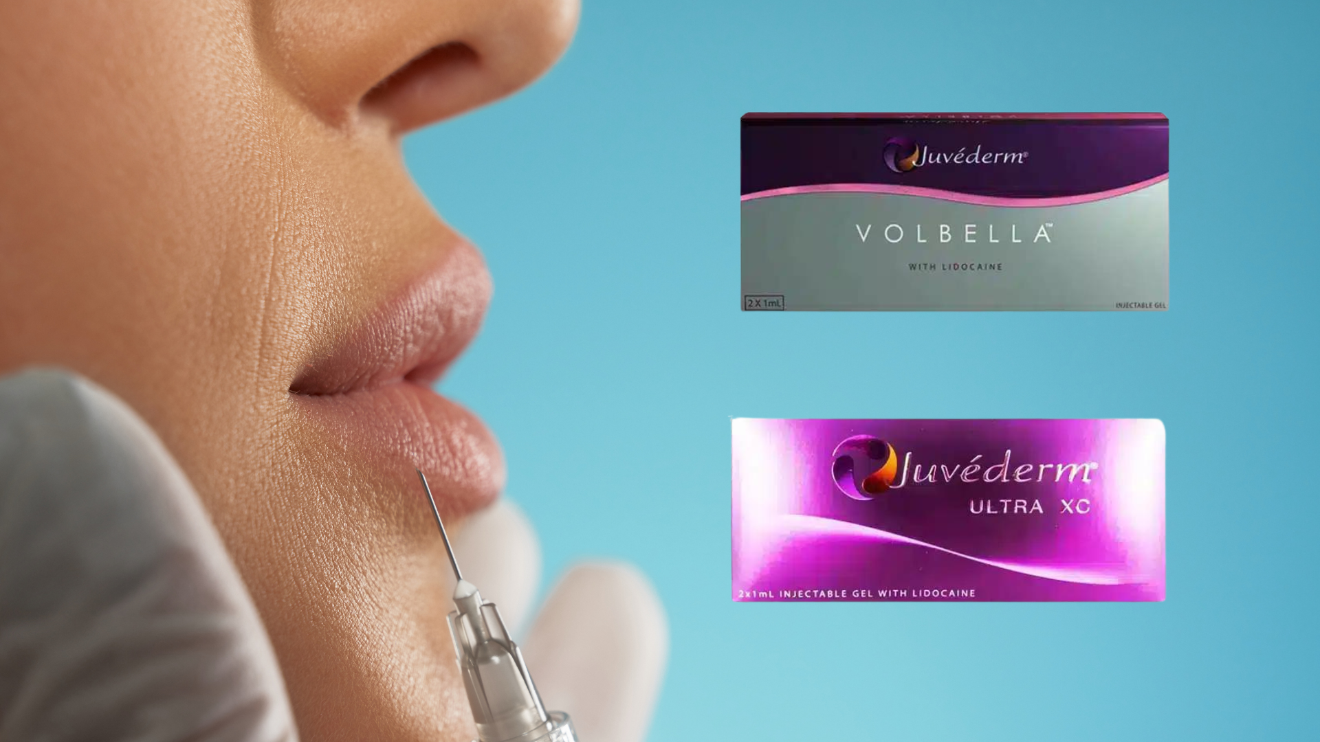 Juvederm Volbella and Ultra XC are the dermal fillers specifically used for enahncing the lips.