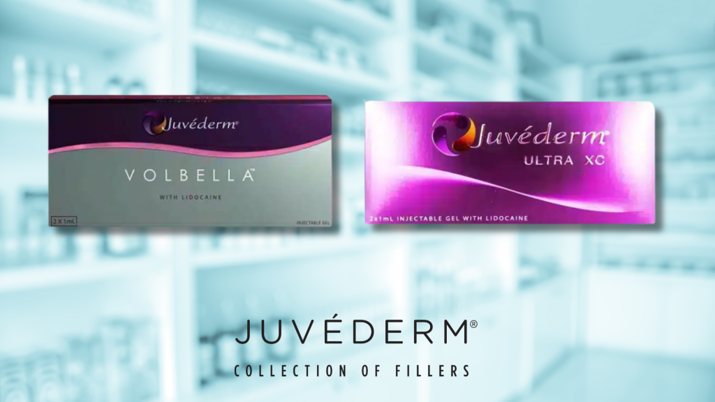 The Juvederm dermal fillers, Volbella XC and Ultra XC, for lip enhancements.