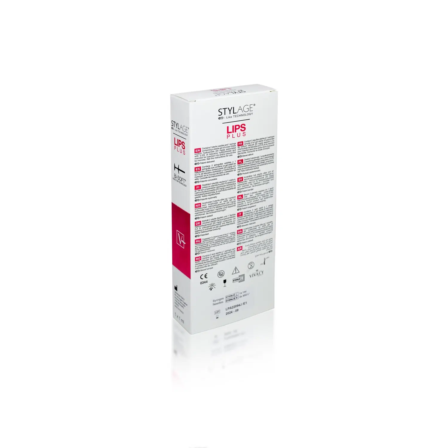 STYLAGE LIPS PLUS BI SOFT with Lidocaine Back2