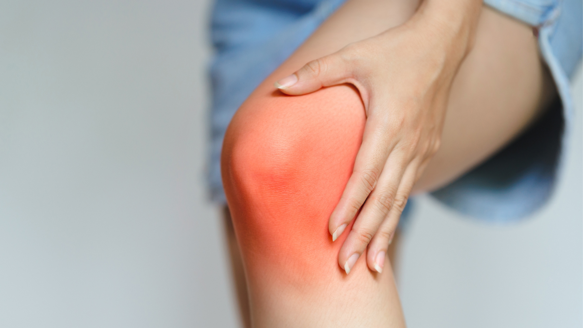 An individual suffering from knee pain.